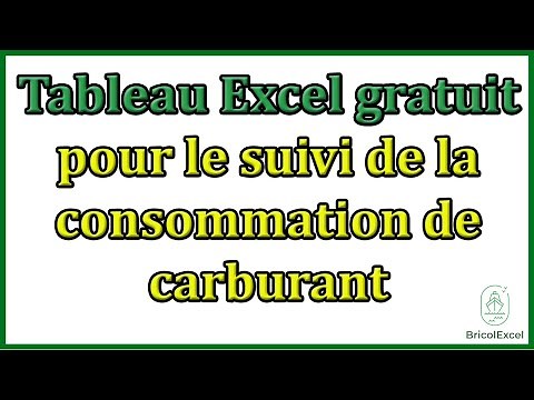 Tableau Excel gratuit pour le suivi de la consommation de carburant