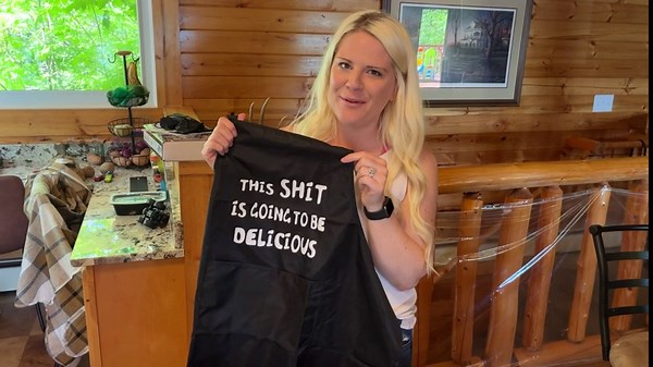 Aprons for Men - Funny Mens Apron for Kitchen, Cooking, BBQ & Baking - Perfect for Gifts, Father's Day