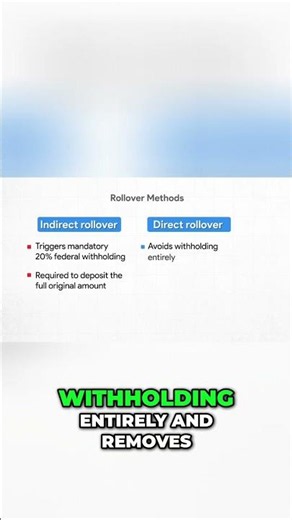 Direct vs Indirect 401k Rollover Avoid This Costly Mistake