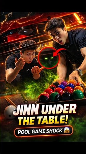 Jinn Under The Pool Table?! 😱 Shocking Billiards Trick Shot