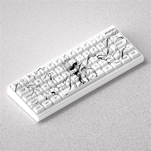 Anime Custom Keyboard Keycaps: Jujutsu Kaisen Anime PBT Keyboard Set Fit 60/65/68 Layout Include Keycap Remover - Etsy