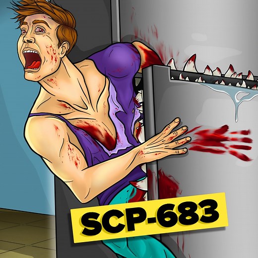 SCP 683 is a Euclid Class anomaly also known as Refrigerator Art. SCP-683 consists of two objects: SCP683 -1 and SCP-683-2. When its unique properties are activated, it will produce samples of SCP-683-3. SCP-683-1 is a white 1953 Crosley Shelvador brand refrigerator showing moderate external wear. SCP-683-2 is a child's (age approximated at between 5 and 7 years) drawing on standard 8.5" x 11" white paper, oriented as a landscape, and affixed by unknown means to SCP-683-1's exterior. Any person 
