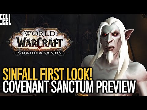 Sinfall Convenant Sanctum FIRST LOOK! (WIP) WoW Shadowlands Alpha