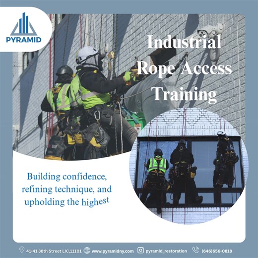 Preparation has no off-season. 🏗️ While the pace of the season might change, our commitment to growth doesn't. Our IRA team is currently leaning into specialized training sessions to master new techniques and stay sharp. This proactive approach allows us to walk onto any site fully prepared for the unique challenges of the job. At Pyramid, safety and quality aren't just goals; they’re our number one priority. #RopeAccess #PyramidSafety #WorkAtHeight #SafetyFirst #RopeAccessProfessional