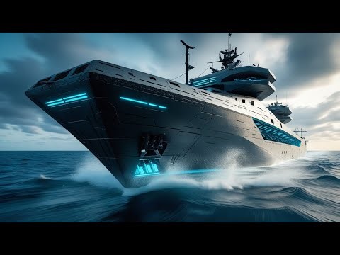 Top 10 Futuristic Ships (2025–2035) — Flying Ships, AI Warships & Mega Cruisers Explained