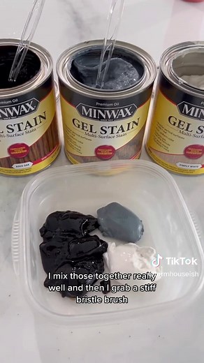 DIY Wood Stain Tutorial: Paint Gel Stain Combo