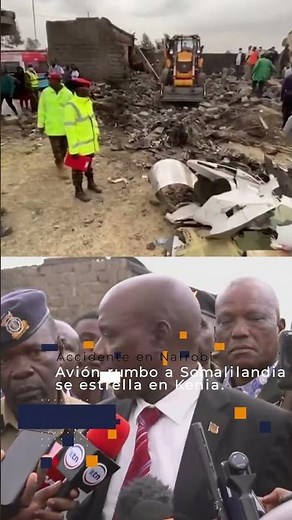 ✈️🚨 Fatal accidente en Nairobi | Se estrella avión de Amref con 6 a bordo