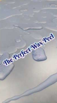 The Perfect Wax Peel #asmr #satisfying