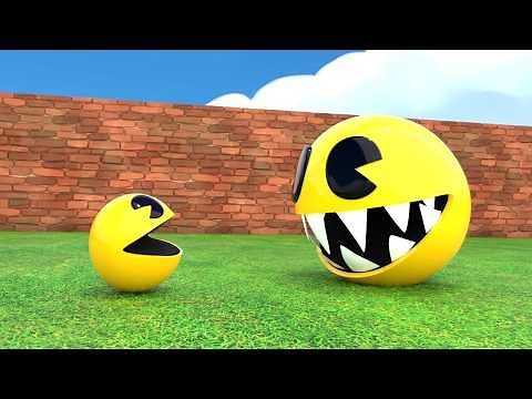 Pacman vs Evil Pacman (360° Halloween)