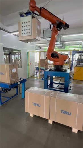 Industrial Robots Power Automated Palletizing at TEYU Chiller