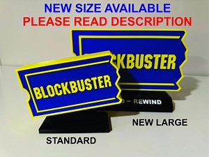 Blockbuster Lighted Sign - Etsy