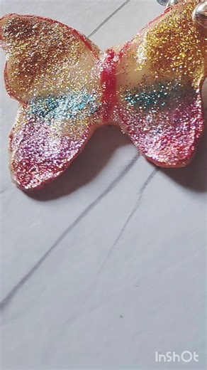 DIY Butterfly Pendant 🦋✨ | Easy Resin Art Tutorial #art