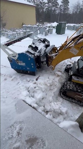 KAGE SnowFire BLAST vs. Hard-Packed Snow in Loading Dock