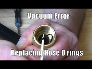 Harvest Right Vacuum Error Replacing Hose O Rings Ep223