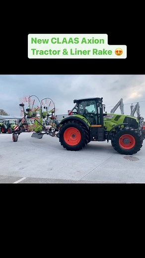 24 reactions | McGrath Agri’s New CLAAS Axion 810 Tractor & Liner 2700 Trend Twin Rotor Rake  | Breens Farm Machinery | Facebook