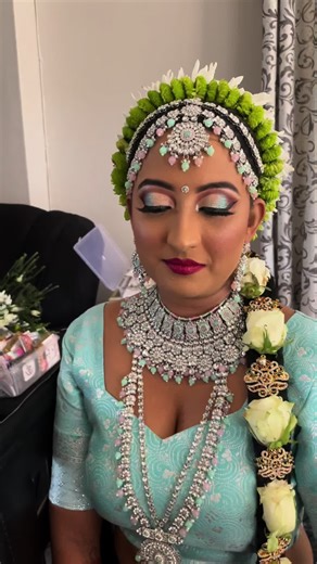 South Indian Bridal Hair and Makeup Transformation