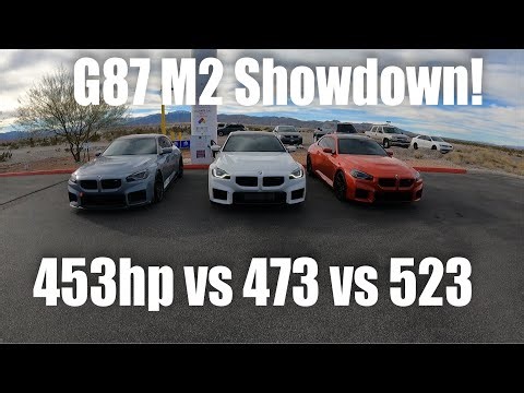 RACE: 2024 BMW M2 vs LCI 2026 BMW M2 vs M2 (CS Tune)