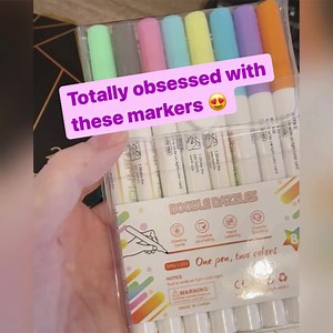 2.8K views · 371 reactions | The markers that sold out in 48 hours are back in stock! 朗 These pens are the BEST for drawing and doodling! Get your set today while it's still 40% off! ⚡️ | DoodleDazzles | Facebook