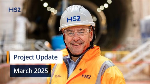 英国高铁二号线HS2：HS2项目2025 年3月份更新_哔哩哔哩_bilibili