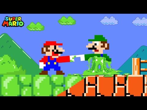 Can Luigi save the World when everything Mario touchs turns to Slime?