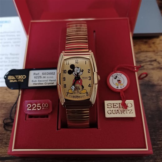 SEIKO Sed002 Rare Mickey Mouse New - Etsy