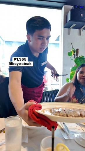 🥩 Grab this sizzling steak for just ₱1,355 big flavor, big cravings! Check out the best steakhouse in tagaytay! Route 95 Diner Tagaytay #route95diner | Route 95 Diner-Tagaytay