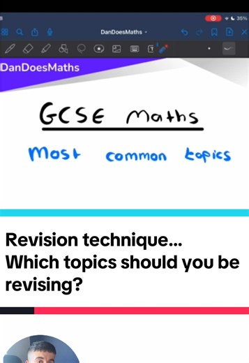 GCSE maths revision technique, which topics should I be revising? #gcsemaths #gcses #revision