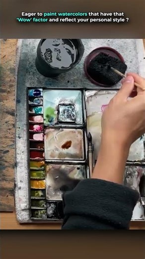 Easy watercolor tree tutorial