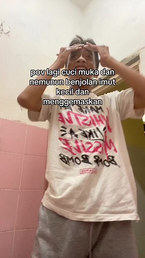 Discovering Cute Bumps While Washing Face