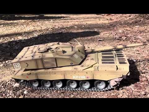 RC-Tank-HengLong Challenger 2 Off-road/hill climb test