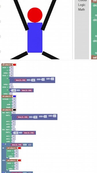 Blockly Games Movie Level 8