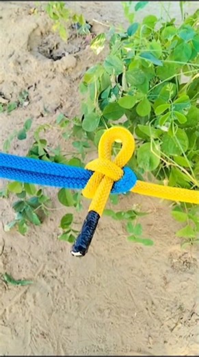 double rope knots tutorial 👌