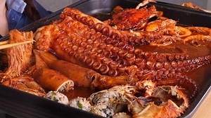 Spicy squid Crab crab SSOYOUNG MUKBANG #Spicy #octopus #Mukbang | 쏘영 Ssoyoung