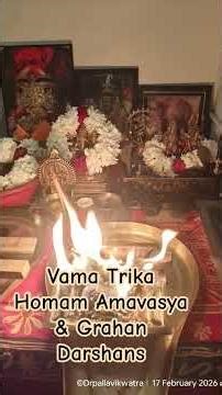 Divine Shield & Abundance: Triple Deity Homams on the Solar Eclipse #kaalbhairav #amavasya #eclipse