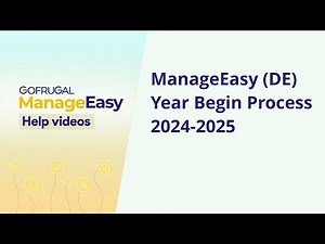 Gofrugal ManageEasy (DE) year begin Process for FY2024-2025