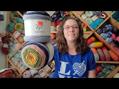 Crochet Yarn Bee Sugarwheel into C2C Filet pattern