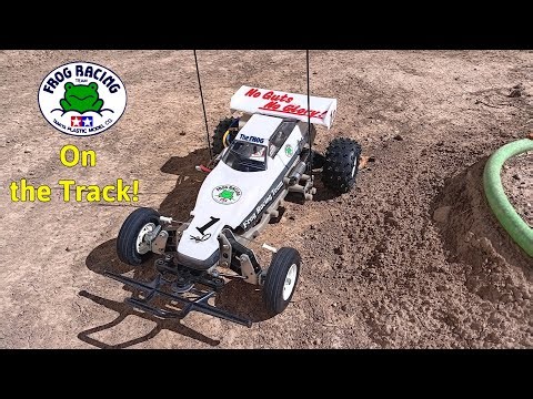Tamiya Frog Going Big! and running it on the track