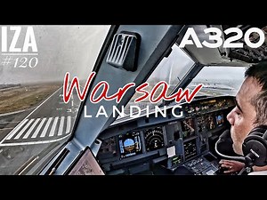 A320 WAW 🇵🇱 Warsaw | LANDING 33 | 4K Cockpit View | ATC & Crew Communications