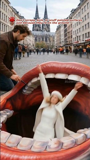 Jaw-Dropping 3D Pavement Art Reactions