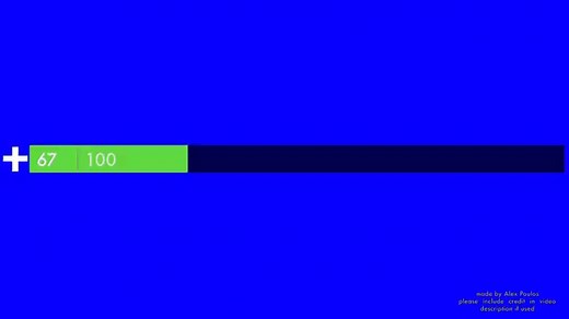 Fortnite Health Bar (Stock Footage CHROMA) [Pump Shotgun Damage] recreation