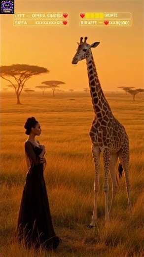 Opera Singer VS Giraffe 😂 Who Wins #funnyanimation