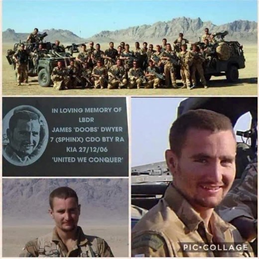 Dr Ash Cox PhD on Instagram: "On this day, I pause to remember a former colleague and friend. LBdr James E. Dwyer (Doobs) was killed in action in Afghanistan in 2006 while serving with 7 (Sphinx) Commando Battery, Royal Artillery. After completing the All Arms Commando Course, he lived the Commando values in the truest sense, courage under pressure, selfless commitment to others, integrity in everything he did, and an unshakeable sense of humour and resilience that carried him and those around h