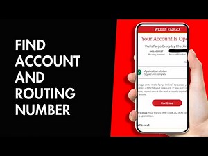 How to Find your Wells Fargo Account and Routing Number