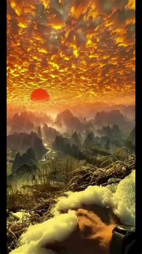 ACESTA ESTE LOCUL UNDE TE SIMȚI APROAPE DE DUMNEZEU. 🔴 MUNTELE LAOJUN, China – locul unde cerul se unește cu pământul. ⛩️✨Aici, fiecare fenomen al naturii pare o binecuvântare: 🌅 Răsăritul: Când soarele străpunge marea de nori, simți cum lumea se naște din nou sub picioarele tale. E momentul în care tăcerea devine rugăciune. 🌧️ Ploaia: Picăturile care lovesc acoperișurile templelor creează o muzică mistică, spălând orice urmă de agitație din suflet. 🌈 Curcubeul: O punte de culori care leagă