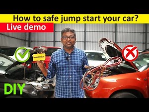 How to Jump Start a Car - full demo | Safe jump start? | Hummer Portable Jump Start review | Birla