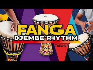 EASY Fanga Djembe Rhythm Tutorial! #djembe #africandrumming