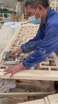 Chinese Lattice Windows and Doors Pattern