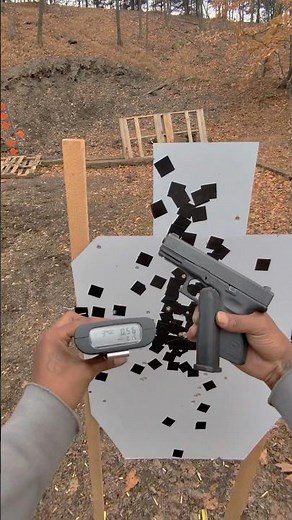 Glock 23 With The Shot Timer💥❗️ #castawayent #hoodgunsmith #gunsafety #notfullauto