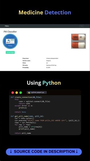 Medicine Detection Using Python | Pill Classifier App #coding #python #programming #medicine #viral