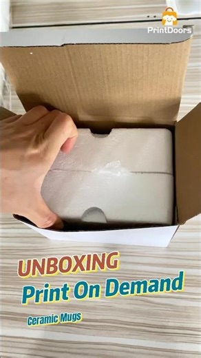 Unboxing Print On Demand Ceramic Mugs